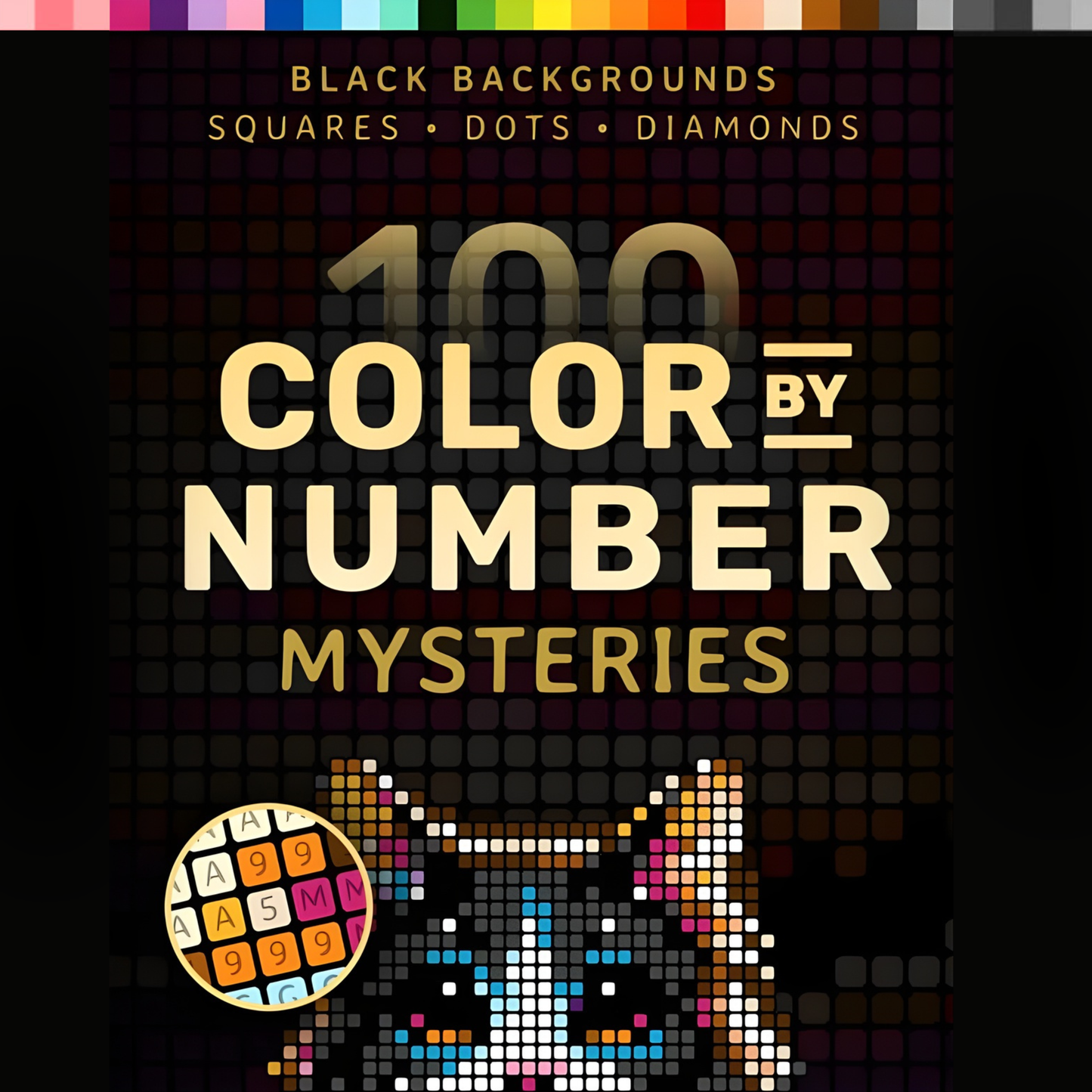 Colorfinity™ 100 Color By Number Mysteries Book