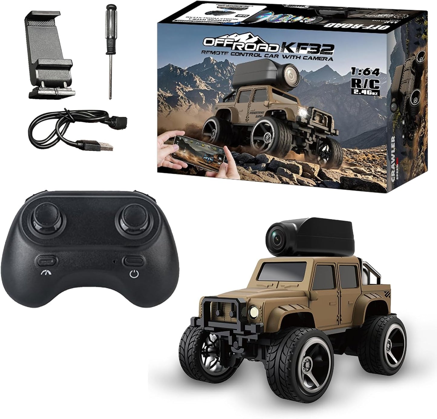 ScoutRover™ High Quality Offroad Alloy RC Car With FPV Camera